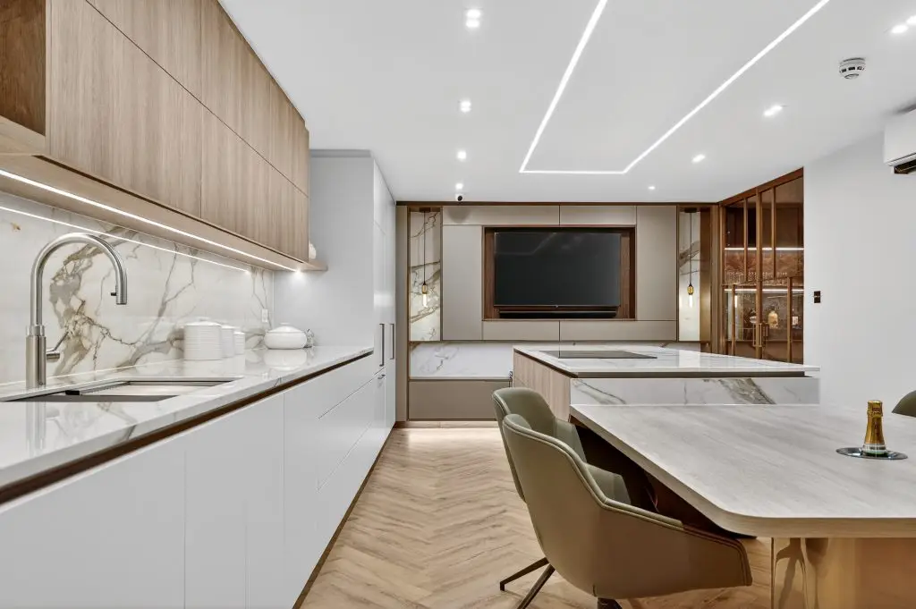 Point 5 Kitchens showroom showcasing bespoke lifestyle kitchen design