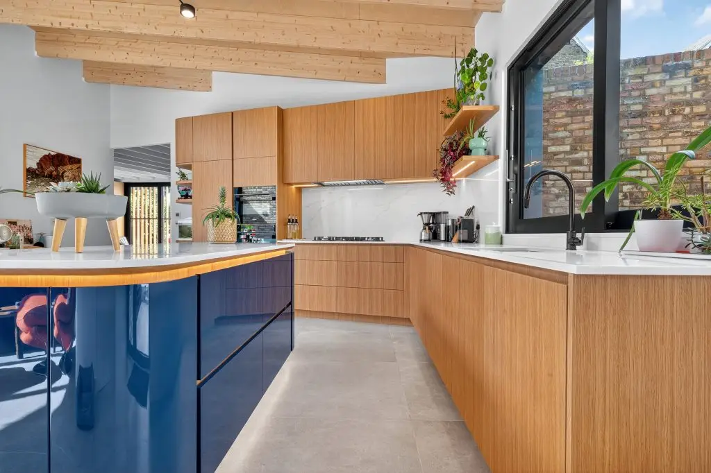 Contemporary luxury kitchen designed by Point 5 Kitchens in Hampstead