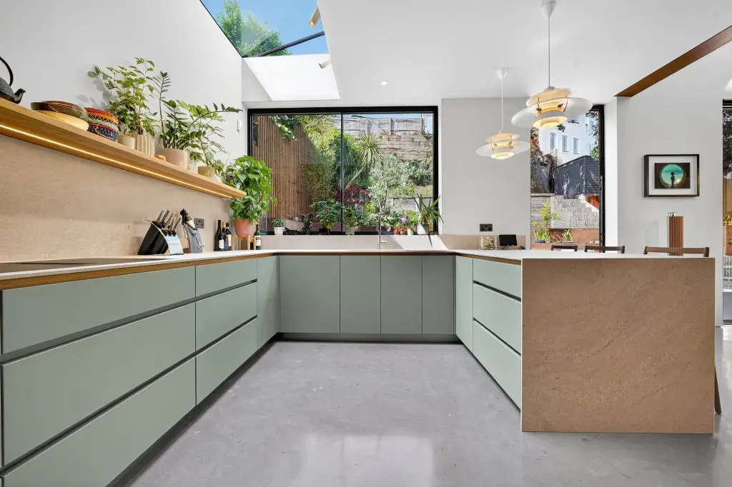 Modern minimalist kitchen design